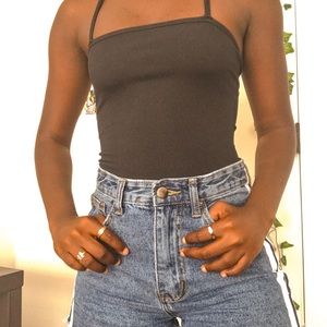 Nasty gal Straight neck bodysuit